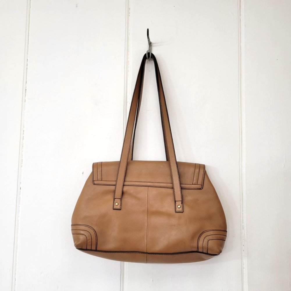 Etienne Aigner Tan Leather Vintage Purse - Picture 7 of 8